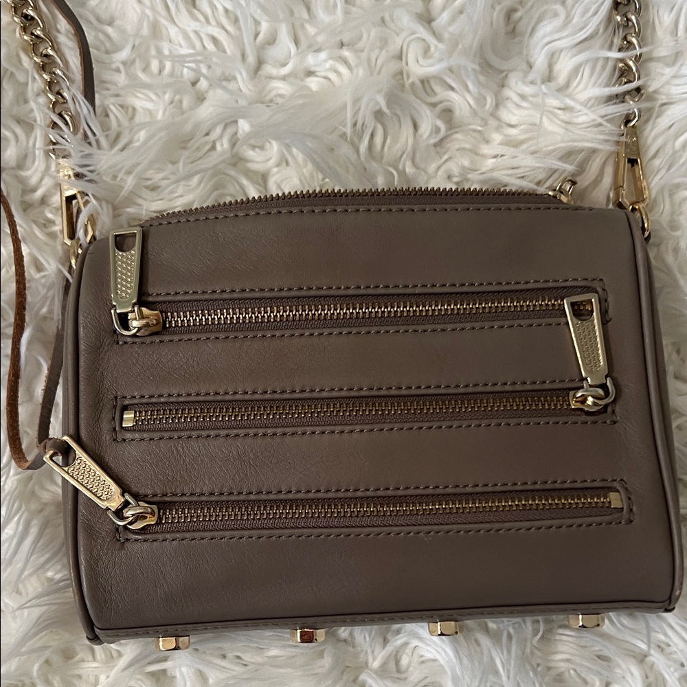 Rebecca Minkoff Tan Leather Crossbody Bag